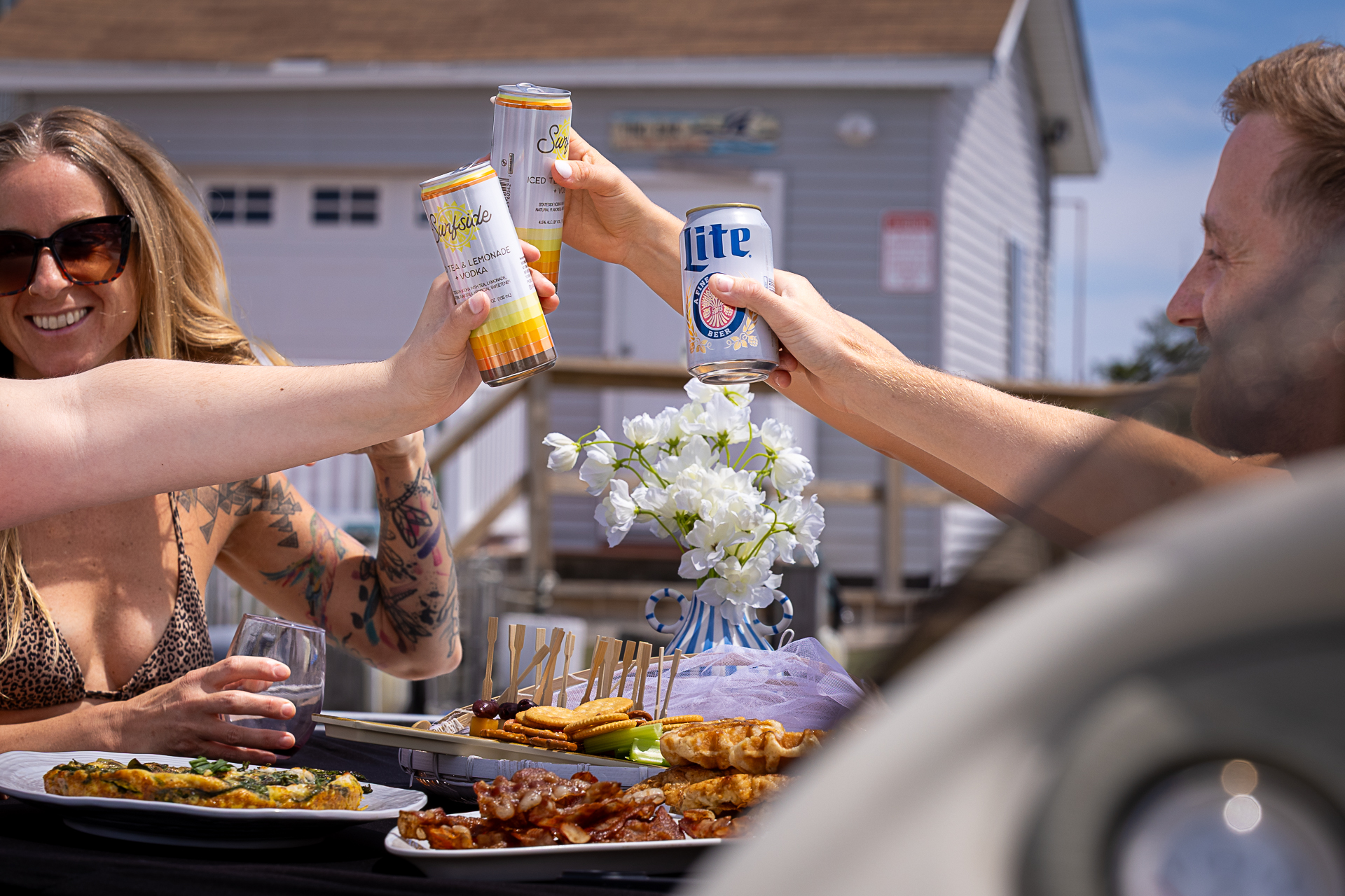 Drinks and bites on the back bay