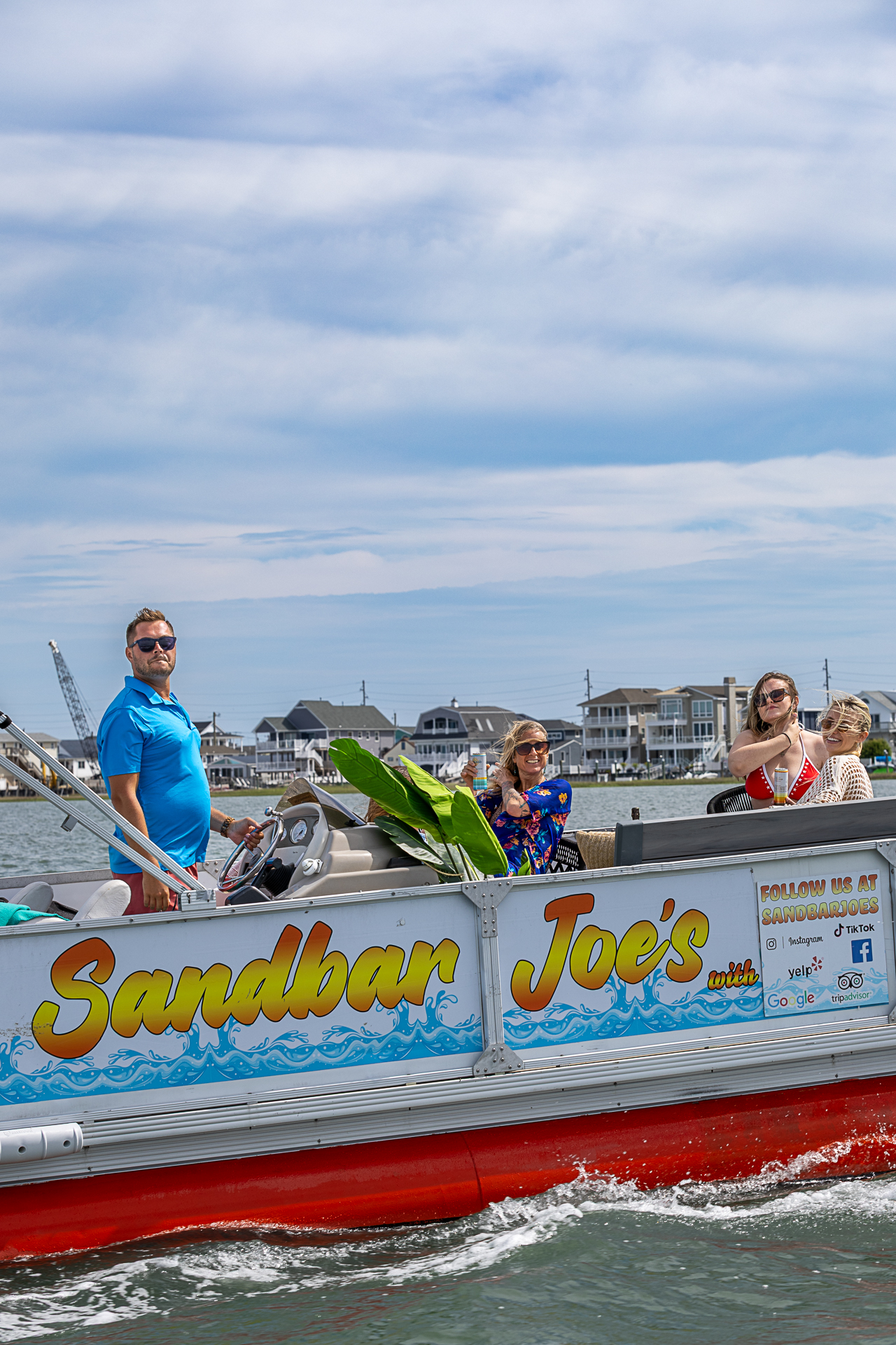 Captain Joe and guests on a 3-hour adventure